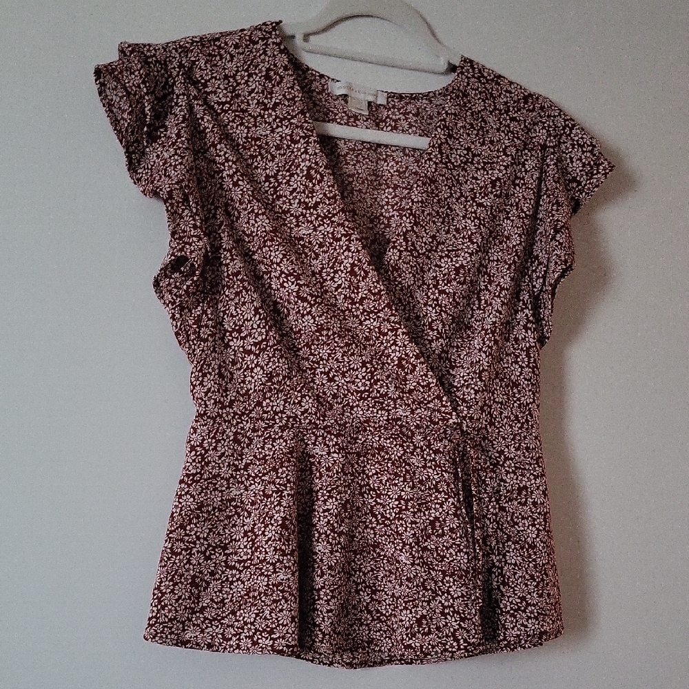 Monteau Los Angeles Wrap Top
